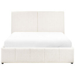 Beliani Ottoman Bed Fabric Castelnavet 160 X 200 Cm (Eu King Size) Off-White - thumbnail 6