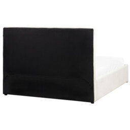 Beliani Ottoman Bed Fabric Castelnavet 160 X 200 Cm (Eu King Size) Off-White - thumbnail 7