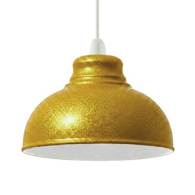 Retro Light Shade Ceiling,metal Textured Lampshades For Ceiling Lights,easy Fit Pendant Lamp Shade For Living Room Home Décor - image 1