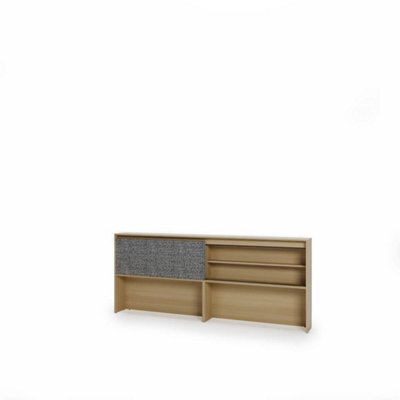 Arte Oak Copenhagen Kanu 221Cm Optional Storage Cabinet With Sliding Door And Shelves - image 1