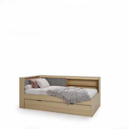 Arte Oak Copenhagen Kanu 221Cm Optional Storage Cabinet With Sliding Door And Shelves - thumbnail 4