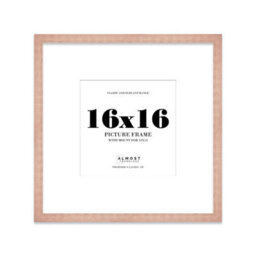 "16X16"" Bronze Picture Frame - 16X16"" Square Frame With 13X13"" Mount For 16X16""/13X13"" Pictures Art Deco Style Room Decor, 1 Pack" - thumbnail 1