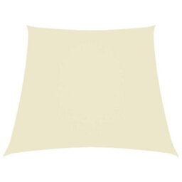 Berkfield Sunshade Sail Oxford Fabric Trapezium 2/4X3 M Cream