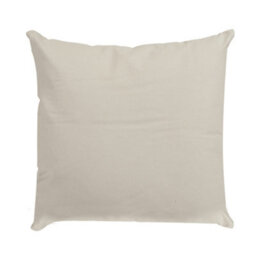 Dibor Plain Grey Cotton Indoor Outdoor Garden Chair Sofa Bench Cushion (L)50Cm X (W)50Cm - thumbnail 1