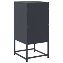 Berkfield Bedside Cabinets 2 Pcs Anthracite 36X39X78 Cm Steel - thumbnail 8