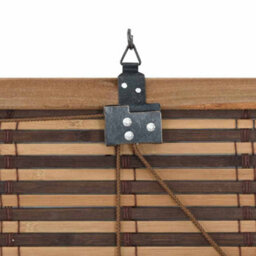 Berkfield Window Blinds & Shades With Curtains Brown 60 X 160 Cm Bamboo - thumbnail 7