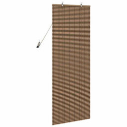 Berkfield Window Blinds & Shades With Curtains Brown 60 X 160 Cm Bamboo - thumbnail 5