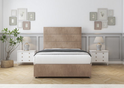 "Comfort Rosa Mink Naples Divan Bed Base 4 Drawers - 26"" Strutted  5' King" - image 1