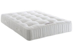 Divan Base Direct Dura Beds Balmoral Damask 1000 Pocket Sprung Divan Bed Set 4Ft6 Double 4 Drawers- Wool Clay - thumbnail 3