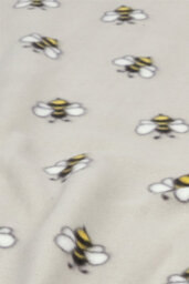 OHS Bee Print Soft Polar Fleece Throw - thumbnail 4