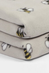 OHS Bee Print Soft Polar Fleece Throw - thumbnail 5