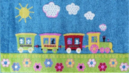 Aspect Furniture Kids/boys/girls Bedroom Playroom Rug Trains,flowers/multi-Colour - thumbnail 2