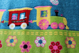 Aspect Furniture Kids/boys/girls Bedroom Playroom Rug Trains,flowers/multi-Colour - thumbnail 6