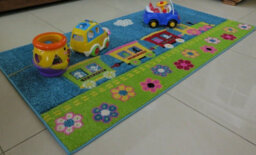 Aspect Furniture Kids/boys/girls Bedroom Playroom Rug Trains,flowers/multi-Colour - thumbnail 4