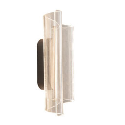 Luminosa Lighting Luminosa Casel 30Cm Flush Wall Lamp Coffee 3000K Warm White - thumbnail 3