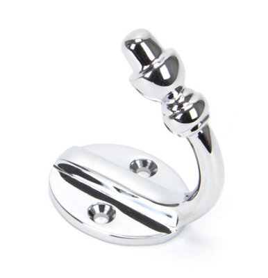 From The Anvil Polished Chrome Coat Hook - image 1