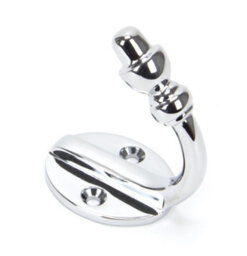 From The Anvil Polished Chrome Coat Hook - thumbnail 1