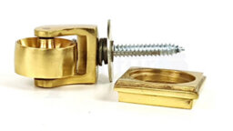 L&F 2X Brass Castor & Square29mm Screw In Castor  Furniture Beds Sofas Chairs Stools - thumbnail 7