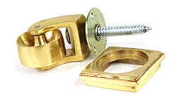 L&F 2X Brass Castor & Square29mm Screw In Castor  Furniture Beds Sofas Chairs Stools - thumbnail 4