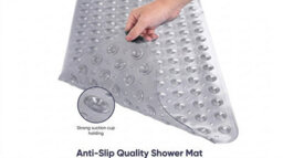 Non Slip Bathtub Mat Strong Suction Grip - thumbnail 4