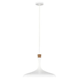 Stylish Matte White Led Ceiling Pendant Light With E27 Socket