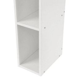 New Storage Cabinet Bathroom Organizer Home Storage Rack Bedroom White Shelf - thumbnail 4