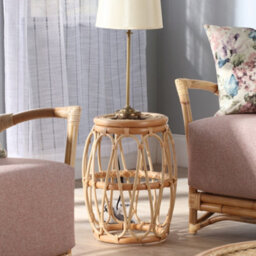 Desser Beijing Side Table - Natural Rattan - thumbnail 3