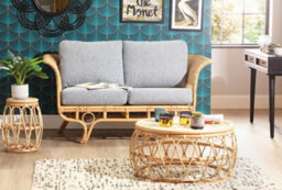 Desser Beijing Side Table - Natural Rattan - thumbnail 7