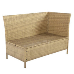 Thalia Rattan Garden Corner 8 Seater Outdoor Sofa Dining Set With Plywood Table Brown - thumbnail 5