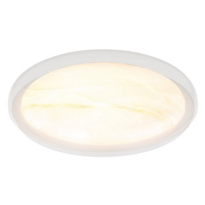Luminosa Lighting Luminosa Tyrone Integrated Led Semi Flush Ceiling Light White Led 2700-6000K - image 1
