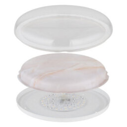 Luminosa Lighting Luminosa Tyrone Integrated Led Semi Flush Ceiling Light White Led 2700-6000K - thumbnail 4