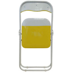 Harbour Housewares Coloured Padded Folding Chairs - Yellow - Pack Of 4 - thumbnail 5