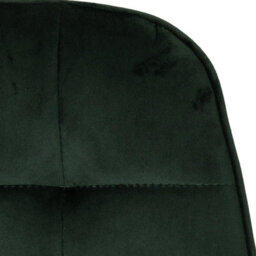 Seconique Athens Dining Set Medium Oak Effect Black With Green Velvet Chairs - thumbnail 7