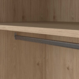 Wyld Haus Wildberry 3-Door Natural Oak Wardrobe Jackson Hickory Finish - thumbnail 7