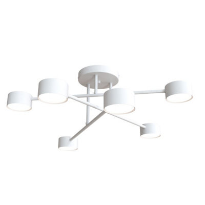 Emibig Lighting Emibig Halo Ceiling Lamp 6 X Gx53 White - image 1