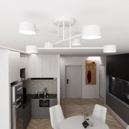Emibig Lighting Emibig Halo Ceiling Lamp 6 X Gx53 White - thumbnail 6