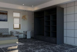 Sliding Wardrobes 4 u LTD Modern High Gloss And Mirrored Sliding Wardrobe Black 203Cm - thumbnail 2