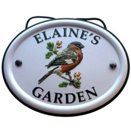 Mulberry Studios Decorative Bird Garden Sign - Elaine's Garden