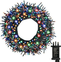 Globrite 100M 1000 Led Fairy Lights Multi Colour White Plug In Indoor Outdoor String Lights With 8 Modes - thumbnail 8