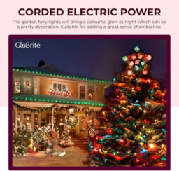 Globrite 100M 1000 Led Fairy Lights Multi Colour White Plug In Indoor Outdoor String Lights With 8 Modes - thumbnail 5