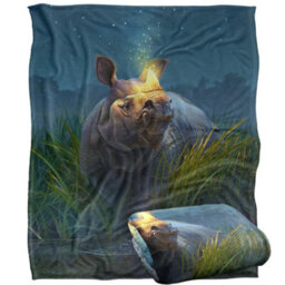 Jq Licensing Jlo Silky Rhino Supersoft Blanket Multicoloured (One Size) - thumbnail 2