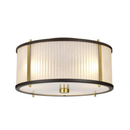 Elegant 3 Bulb Ceiling Pendant Light In Museum Bronze With Aged Brass Finish For Modern Interiors - thumbnail 3
