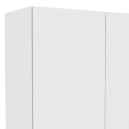 Furniture To Go Space Wardrobe With 2 Doors + 1 Drawer In White 1750 (W) 79.4 X  (H) 170.4 X  (D) 35.7Cm - thumbnail 9