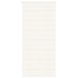 Berkfield Zebra Blind Marble Beige 100X200 Cm Fabric Width 95.9 Cm Polyester - thumbnail 1
