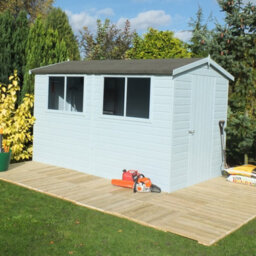 Shire Lewis Handmade Garden Shed Approx 10 X 6 Feet - thumbnail 5