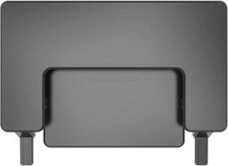 Duronic Dm05D21 Sit-Stand Desk Workstation, Desk Convertor, Manually Height Adjustable 13-49Cm, 90X52Cm Platform - Black - thumbnail 6