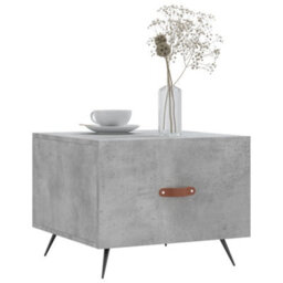 Berkfield Coffee Tables 2 Pcs Concrete Grey 50X50X40 Cm Engineered Wood - thumbnail 3