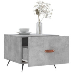 Berkfield Coffee Tables 2 Pcs Concrete Grey 50X50X40 Cm Engineered Wood - thumbnail 4