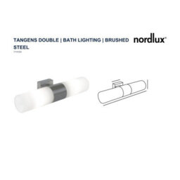 Nordlux Tang Glass Wall Light Dual Mount Silver,mains - thumbnail 3