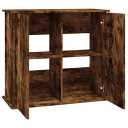 Walplus Smoked Oak Aquarium Stand 81X36X73 Cm Engineered Wood Fish Tank Cabinet - thumbnail 6
